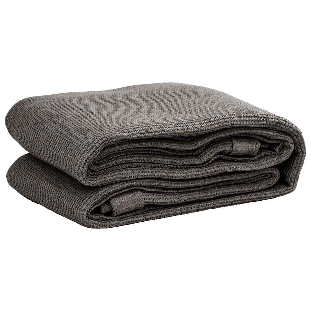 Χαλί Σκηνής Ανθρακί 250 x 250 εκ. από HDPE - PAKOBAZAAR