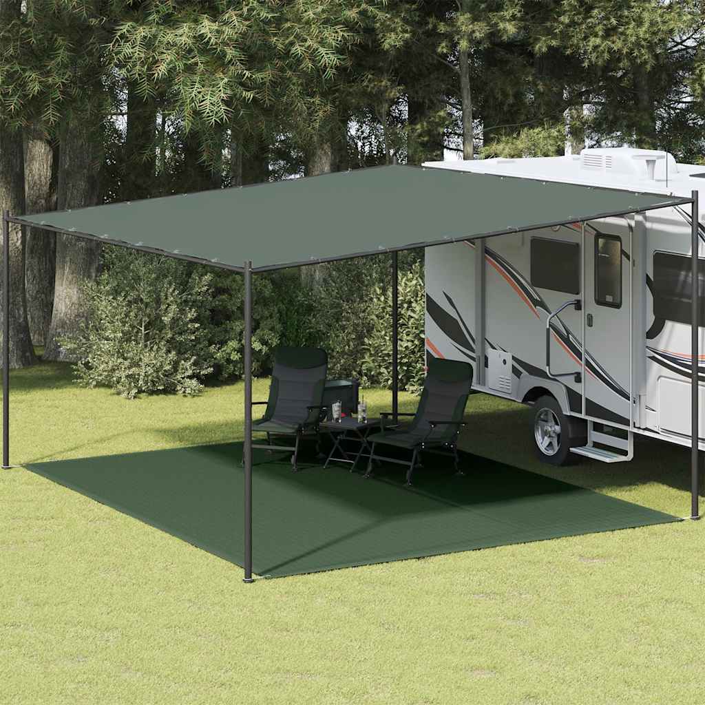 Χαλί Σκηνής Σκούρο Πράσινο 400 x 500 εκ. από HDPE - Pakobazaar