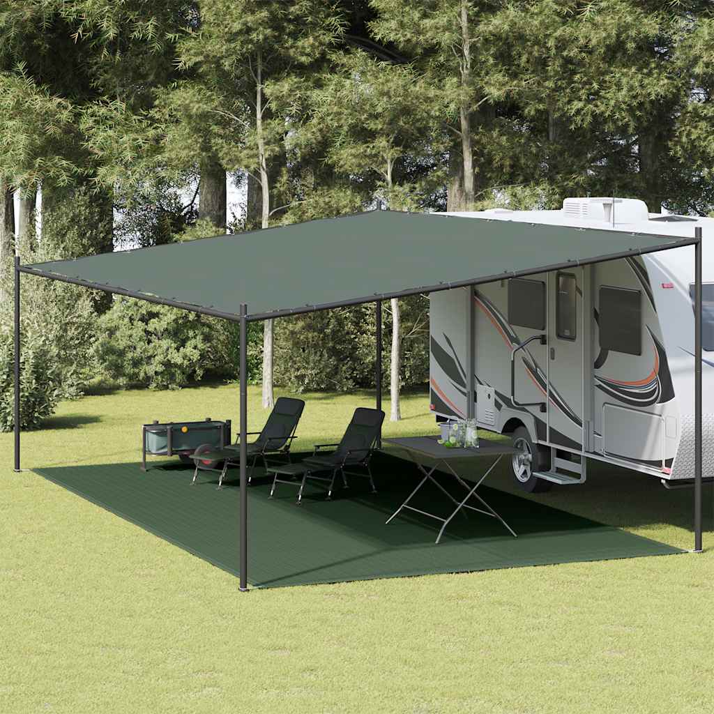 Χαλί Σκηνής Σκούρο Πράσινο 400 x 800 εκ. από HDPE - Pakobazaar