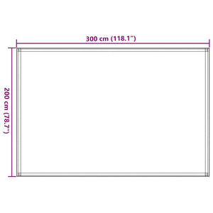 Χαλί Σκηνής Μπλε 200 x 300 εκ. από HDPE - Pakobazaar
