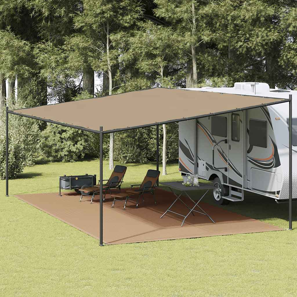 Χαλί Σκηνής Taupe 400 x 800 εκ. από HDPE - Pakobazaar