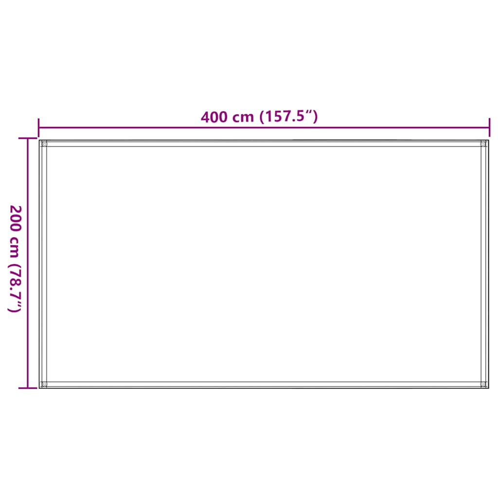 Χαλί Σκηνής Μπεζ 200 x 400 εκ. - PAKOBAZAAR