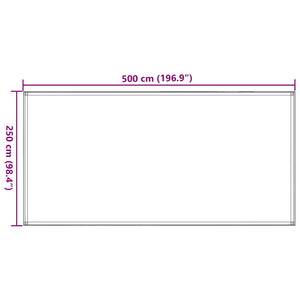 Χαλί Σκηνής Καφέ 250 x 500 εκ. - Pakobazaar