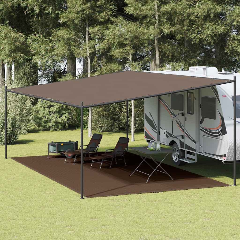 Χαλί Σκηνής Καφέ 400 x 800 εκ. από HDPE - Pakobazaar