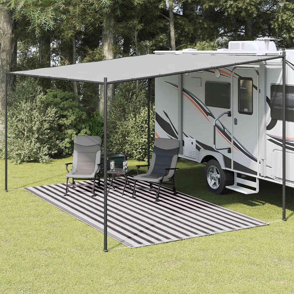 Χαλί Σκηνής Ανθρακί / Λευκό 250 x 350 εκ. - Pakobazaar