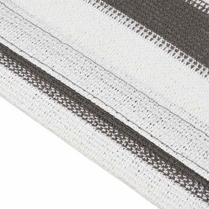 Χαλί Σκηνής Ανθρακί / Λευκό 400x700 εκ. από HDPE - Pakobazaar