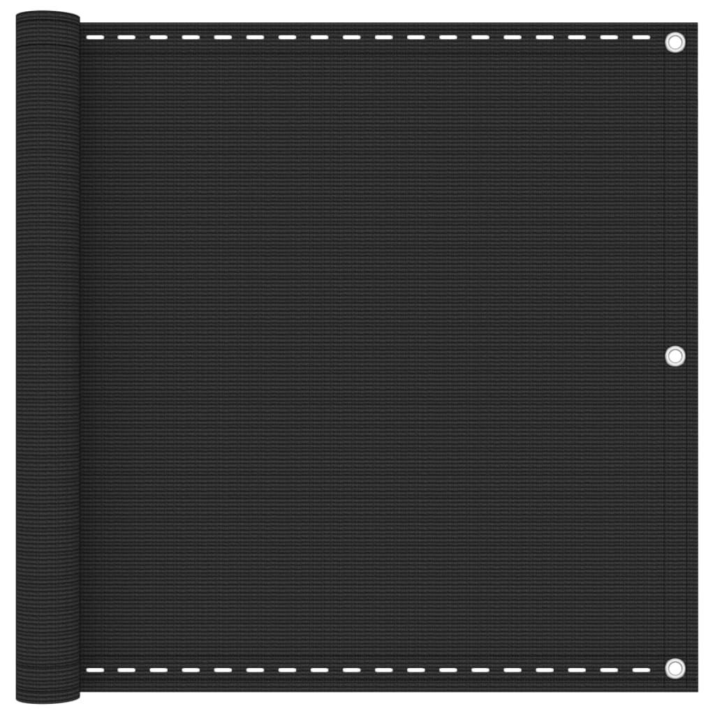 Διαχωριστικό Βεράντας Ανθρακί 90 x 300 εκ. από HDPE - PAKOBAZAAR