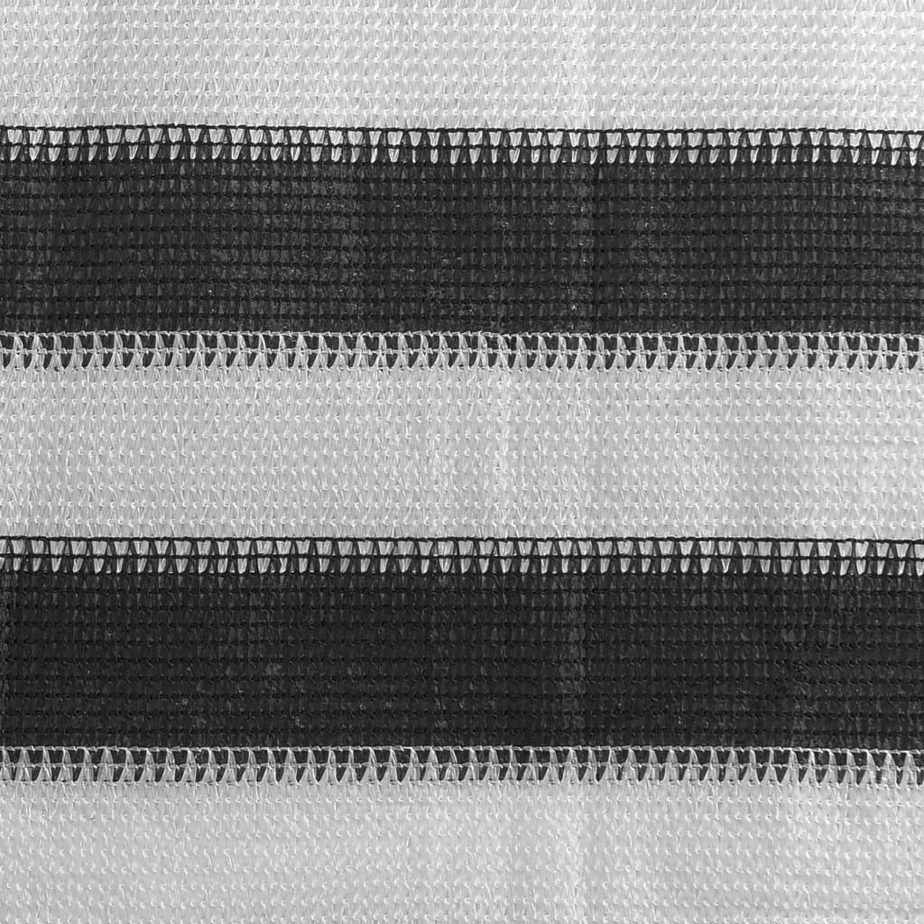 Διαχωριστικό Βεράντας Ανθρακί και Λευκό 120 x 300 εκ. από HDPE - PAKOBAZAAR