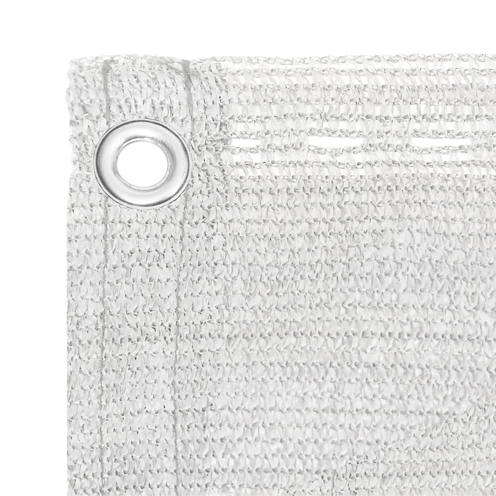 Διαχωριστικό Βεράντας Λευκό 90 x 500 εκ. από HDPE - PAKOBAZAAR