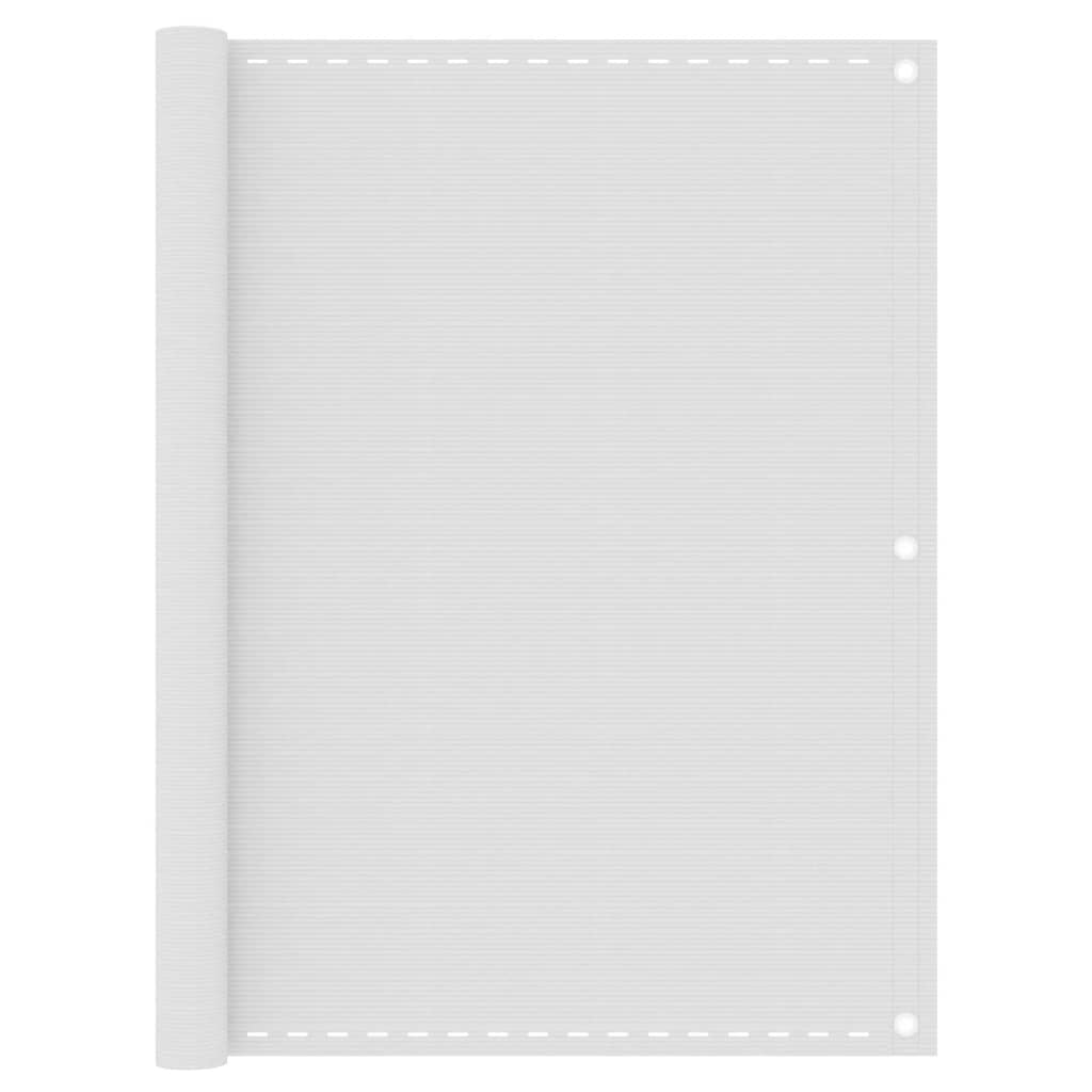 Διαχωριστικό Βεράντας Λευκό 120 x 300 εκ. από HDPE - Pakobazaar