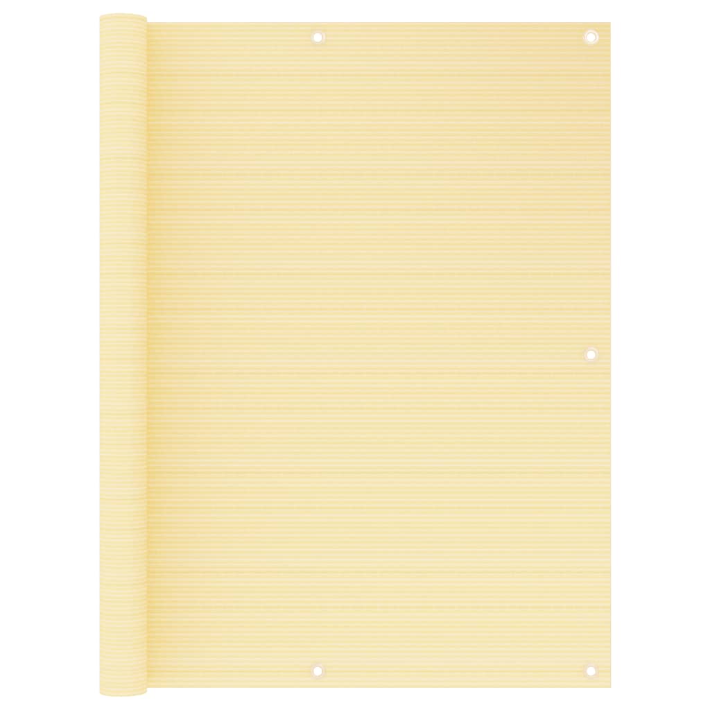Διαχωριστικό Βεράντας Μπεζ 120 x 300 εκ. από HDPE - Pakobazaar
