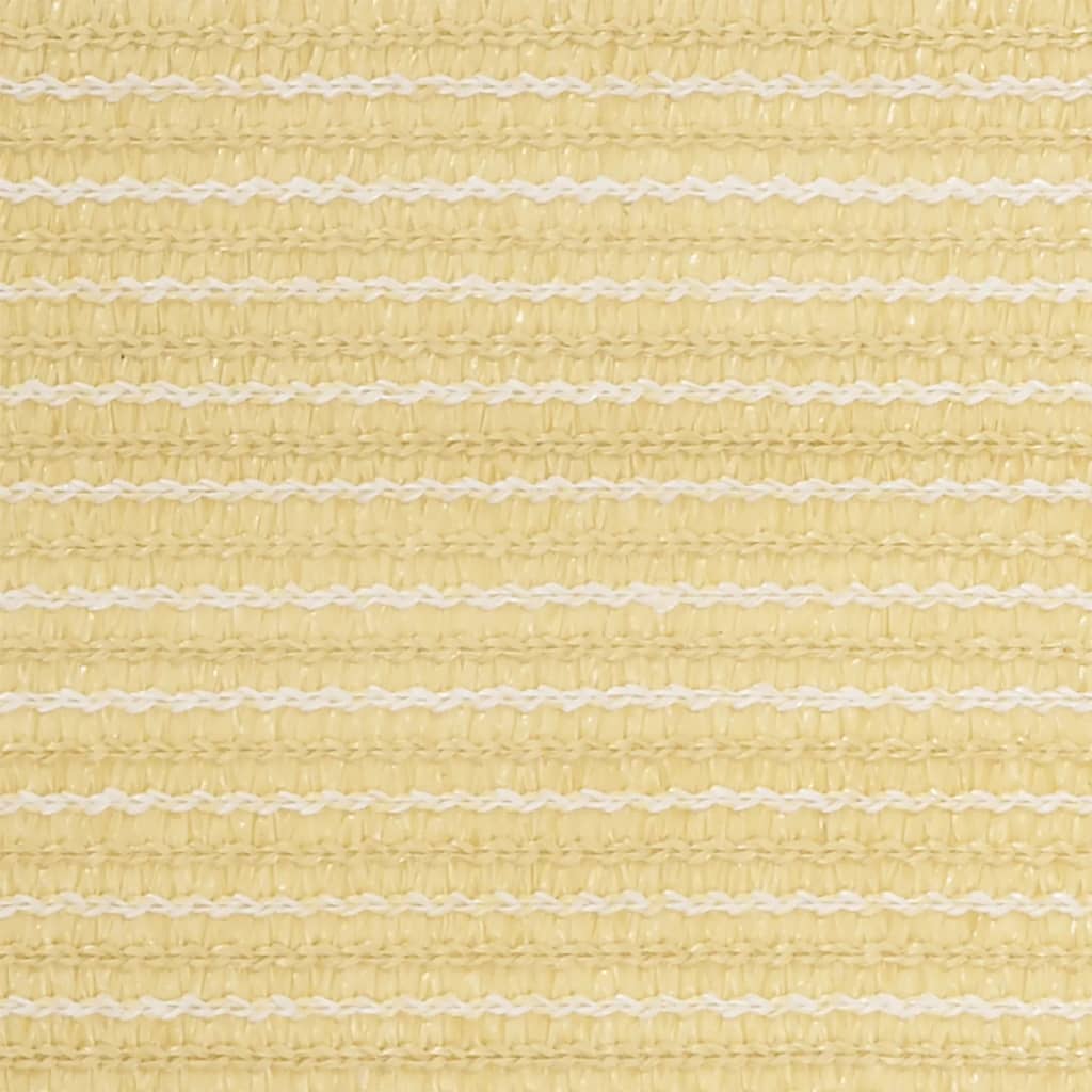 Διαχωριστικό Βεράντας Μπεζ 120 x 600 εκ. από HDPE - Pakobazaar