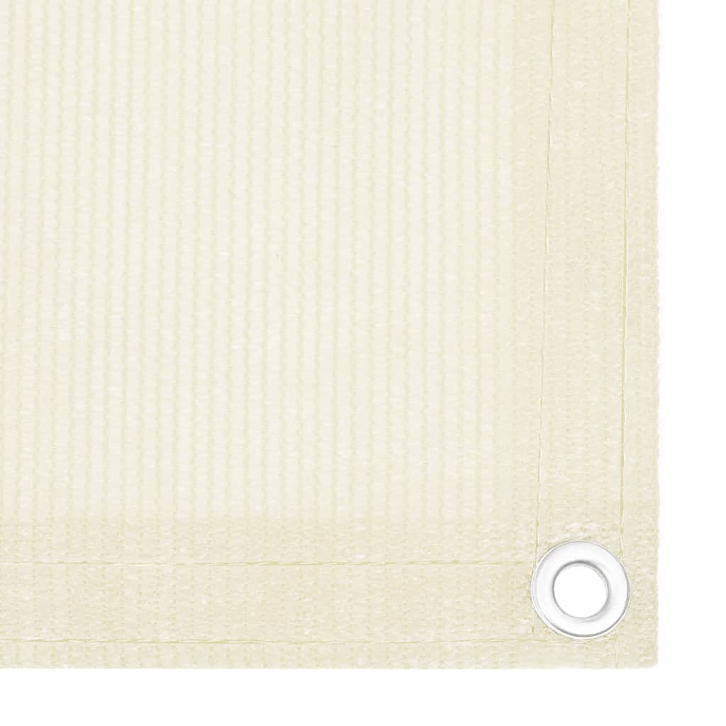 Διαχωριστικό Βεράντας Κρεμ 120 x 300 εκ. από HDPE - Pakobazaar