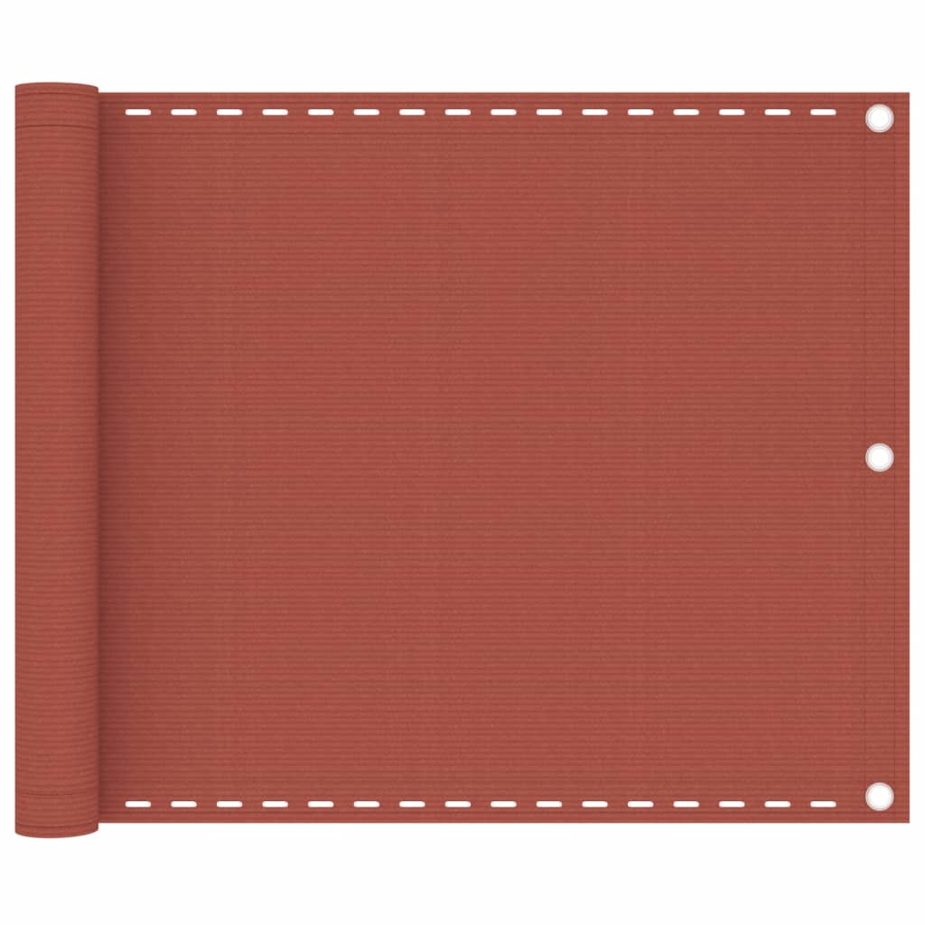 Διαχωριστικό Βεράντας Τερακότα 75 x 500 εκ. από HDPE - Pakobazaar