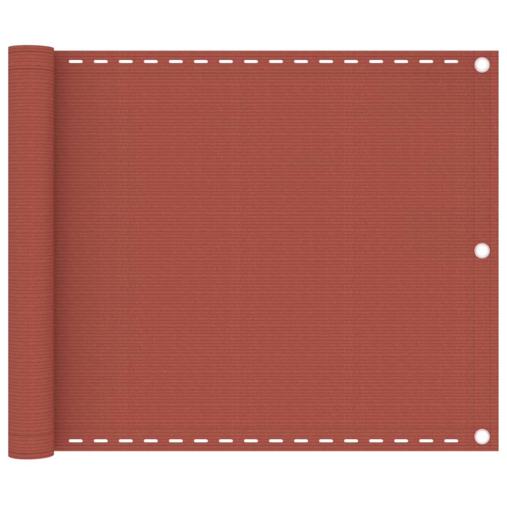 Διαχωριστικό Βεράντας Τερακότα 75 x 600 εκ. από HDPE - PAKOBAZAAR