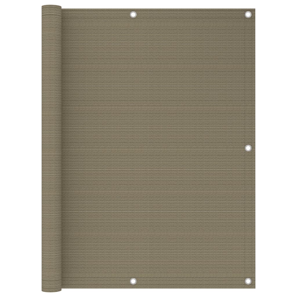 Διαχωριστικό Βεράντας Taupe 120 x 300 εκ. από HDPE
