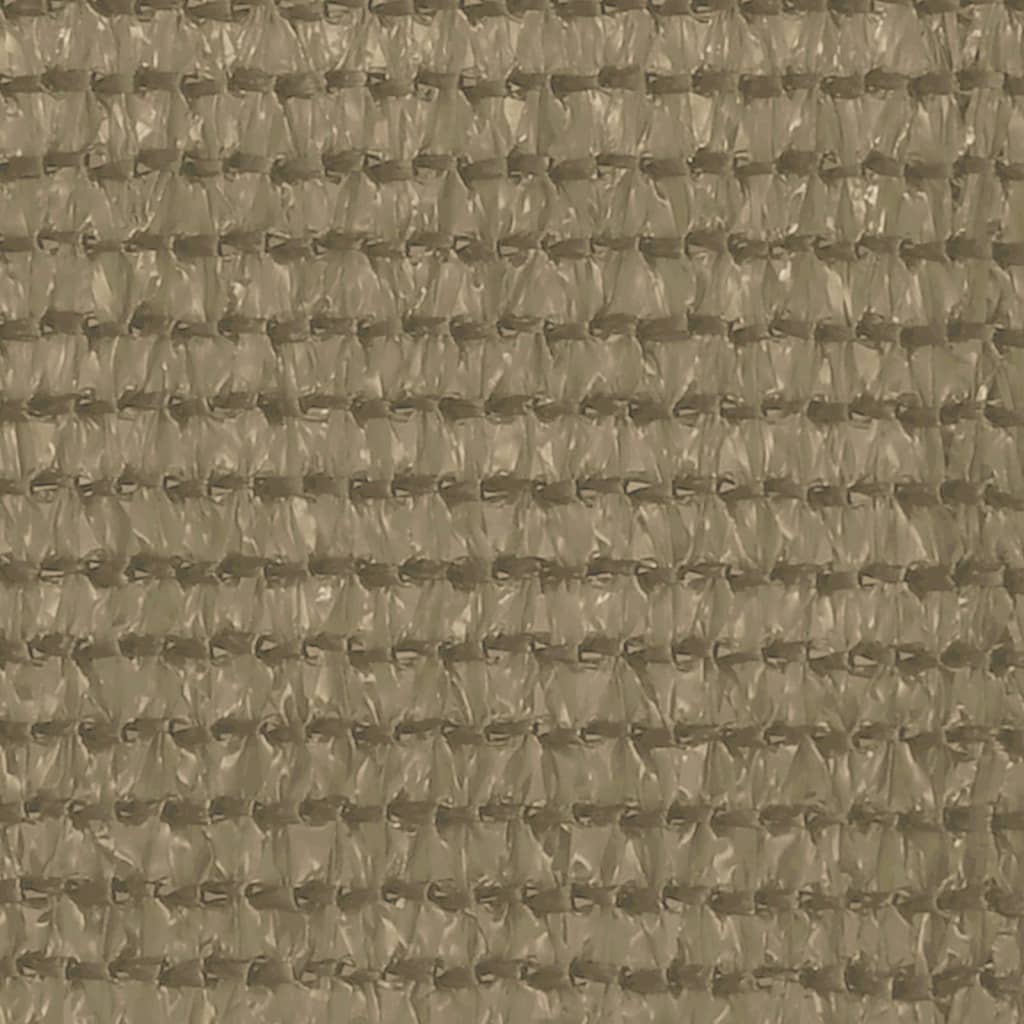 Διαχωριστικό Βεράντας Taupe 120 x 500 εκ. από HDPE - Pakobazaar