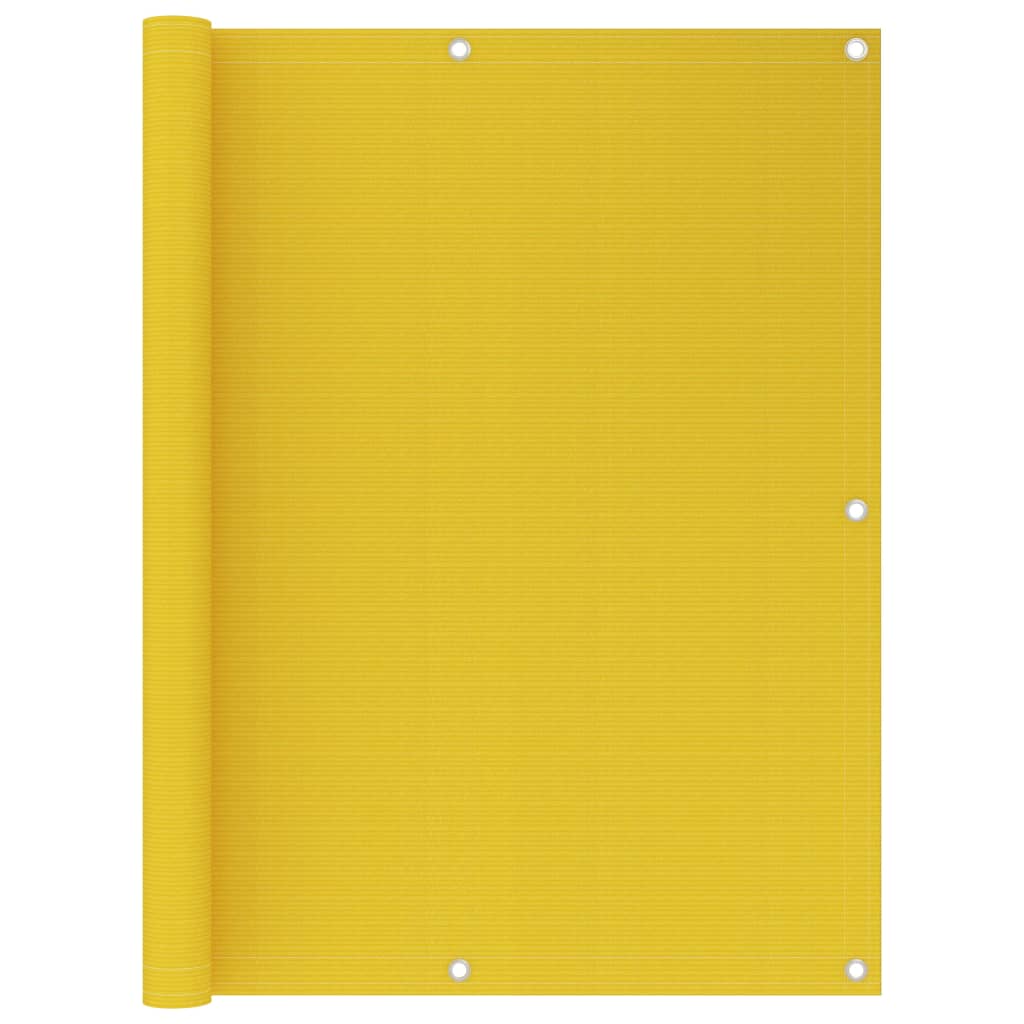 Διαχωριστικό Βεράντας Κίτρινο 120 x 400 εκ. από HDPE - PAKOBAZAAR