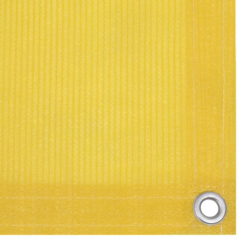 Διαχωριστικό Βεράντας Κίτρινο 120 x 400 εκ. από HDPE - PAKOBAZAAR