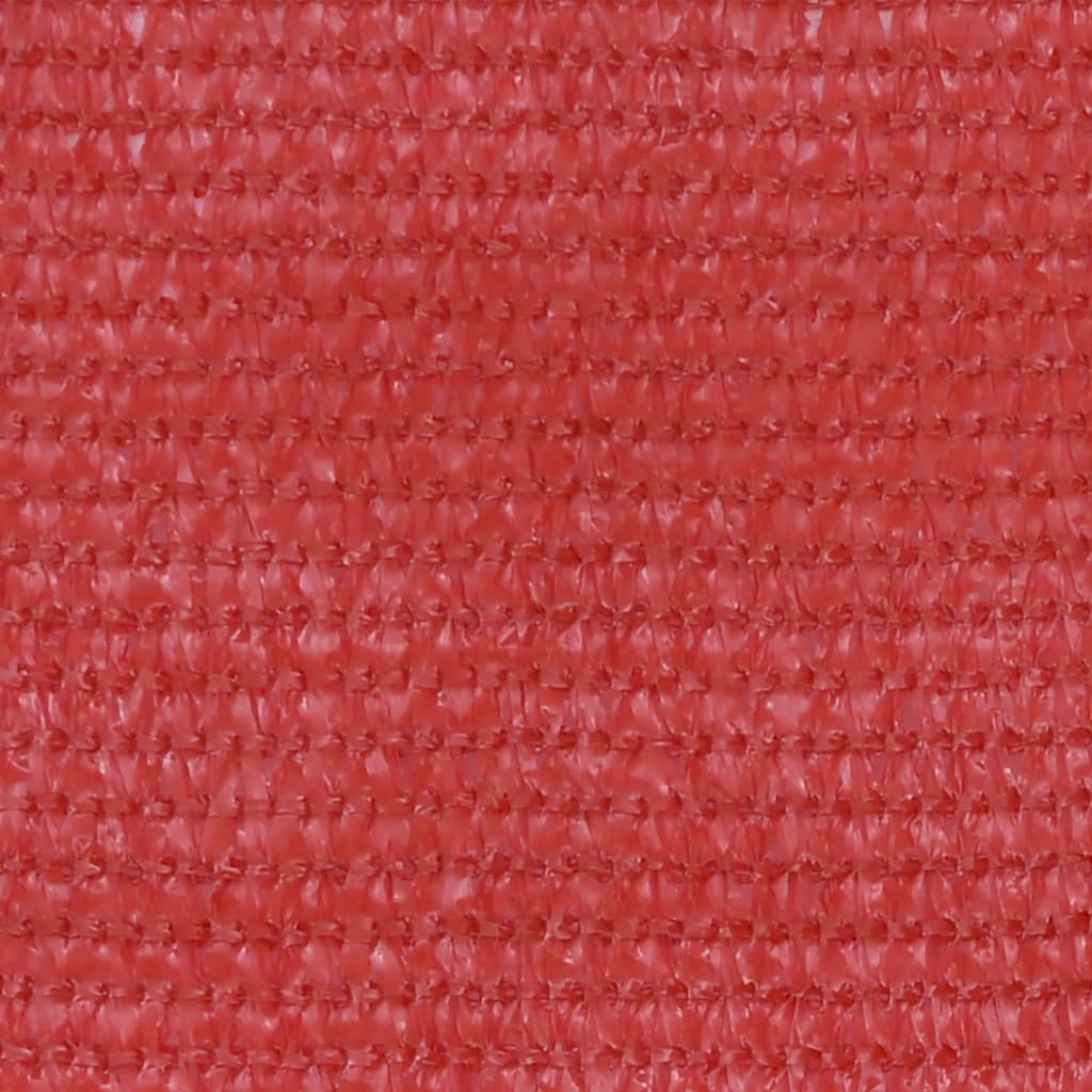 Διαχωριστικό Βεράντας Κόκκινο 75 x 600 εκ. από HDPE - PAKOBAZAAR