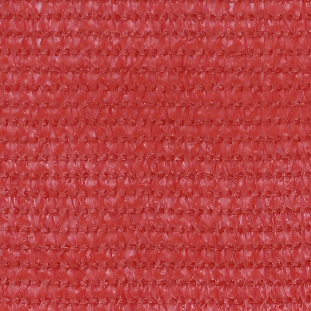 Διαχωριστικό Βεράντας Κόκκινο 120 x 500 εκ. από HDPE - PAKOBAZAAR