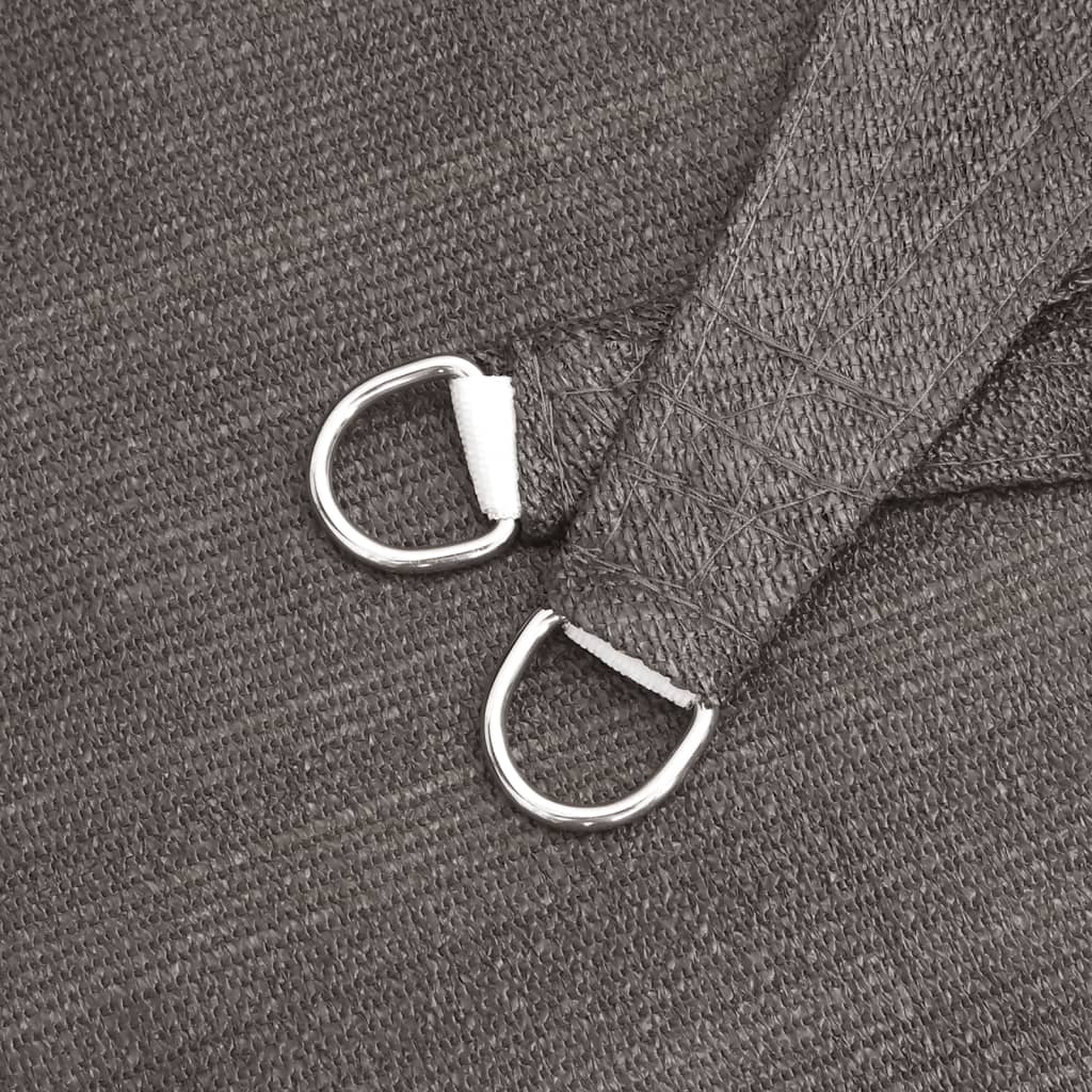 Πανί Σκίασης Ανθρακί 2,5 x 2,5 μ. από HDPE 160 γρ./μ² - PAKOBAZAAR