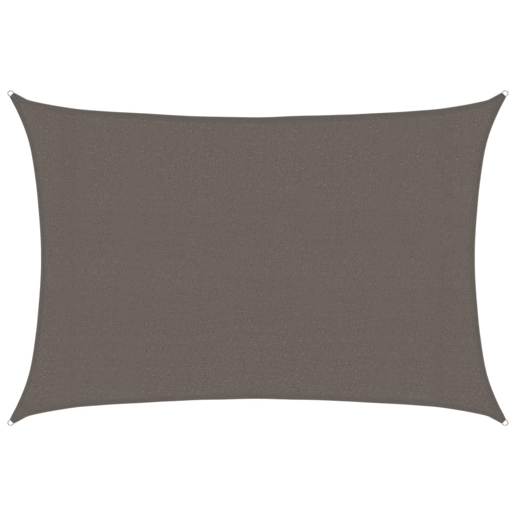 Πανί Σκίασης Ανθρακί 3 x 4,5 μ. από HDPE 160 γρ./μ² - PAKOBAZAAR