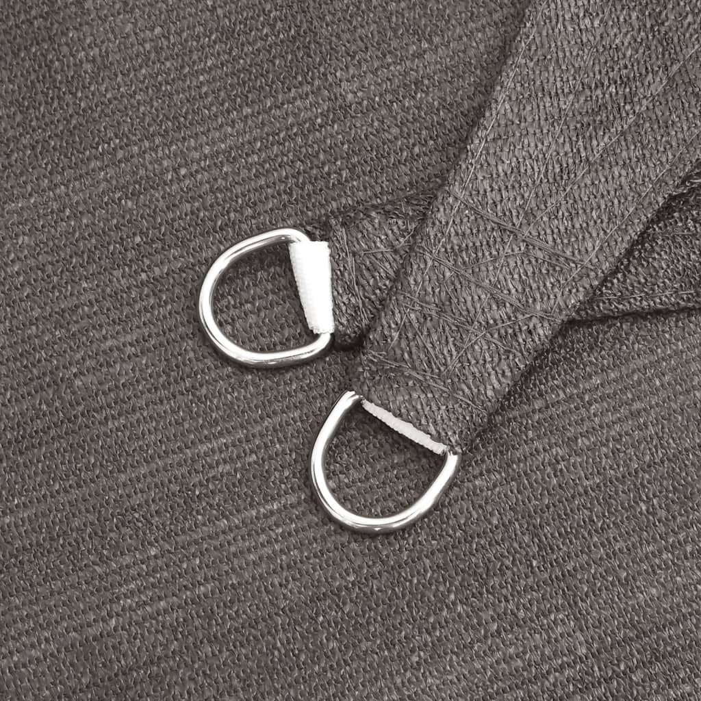 Πανί Σκίασης Ανθρακί 3 x 3 x 4,2 μ. από HDPE 160 γρ./μ² - PAKOBAZAAR