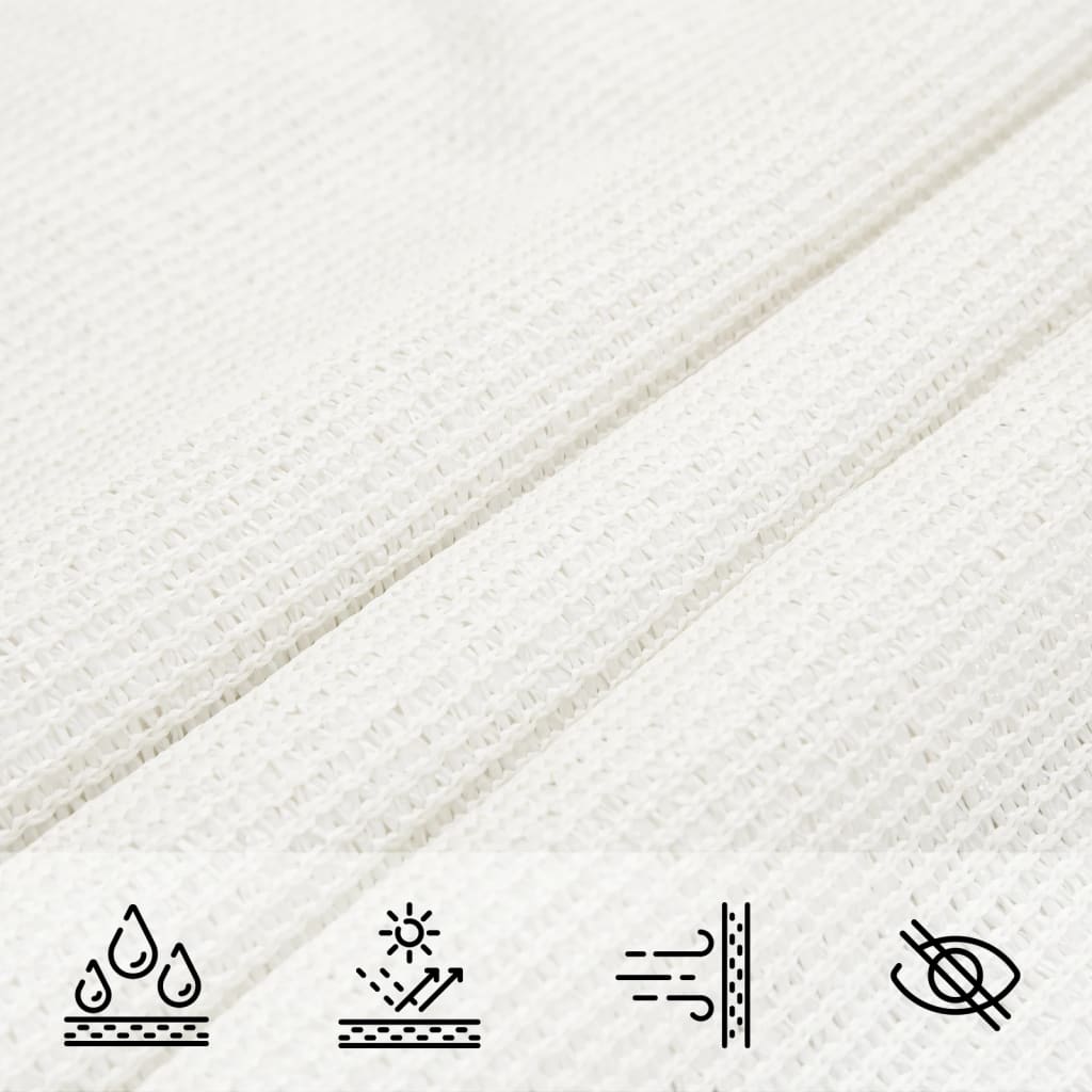 Πανί Σκίασης Λευκό 4 x 4 x 5,8 μ. από HDPE 160 γρ./μ² - PAKOBAZAAR