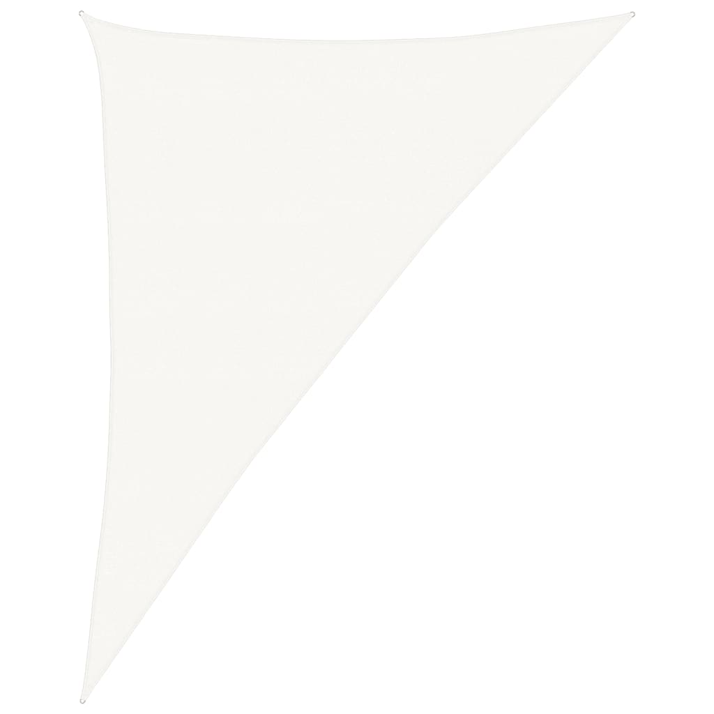 Πανί Σκίασης Λευκό 4 x 5 x 6,8 μ. από HDPE 160 γρ./μ²