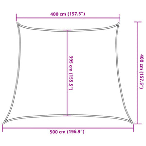 Πανί Σκίασης Λευκό 4/5 x 4 μ. από HDPE 160 γρ./μ²