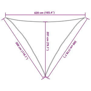 Πανί Σκίασης Ανοιχτό Πράσινο 3 x 3 x 4,2 μ. από HDPE 160 γρ./μ² - PAKOBAZAAR