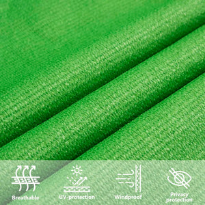 Πανί Σκίασης Ανοιχτό Πράσινο 3 x 4 x 4 μ. από HDPE 160 γρ./μ² - Pakobazaar