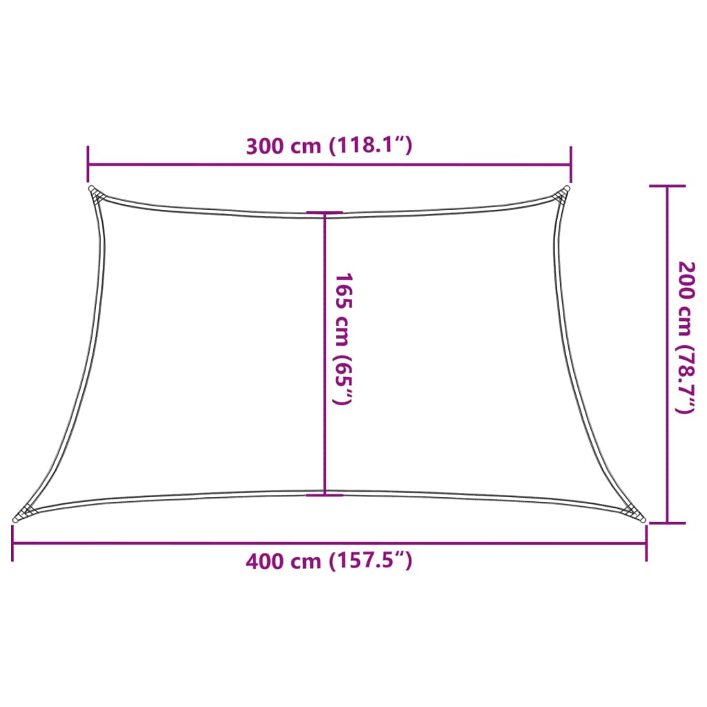 Πανί Σκίασης Ανοιχτό Πράσινο 3/4 x 2 μ. από HDPE 160 γρ./μ² - PAKOBAZAAR