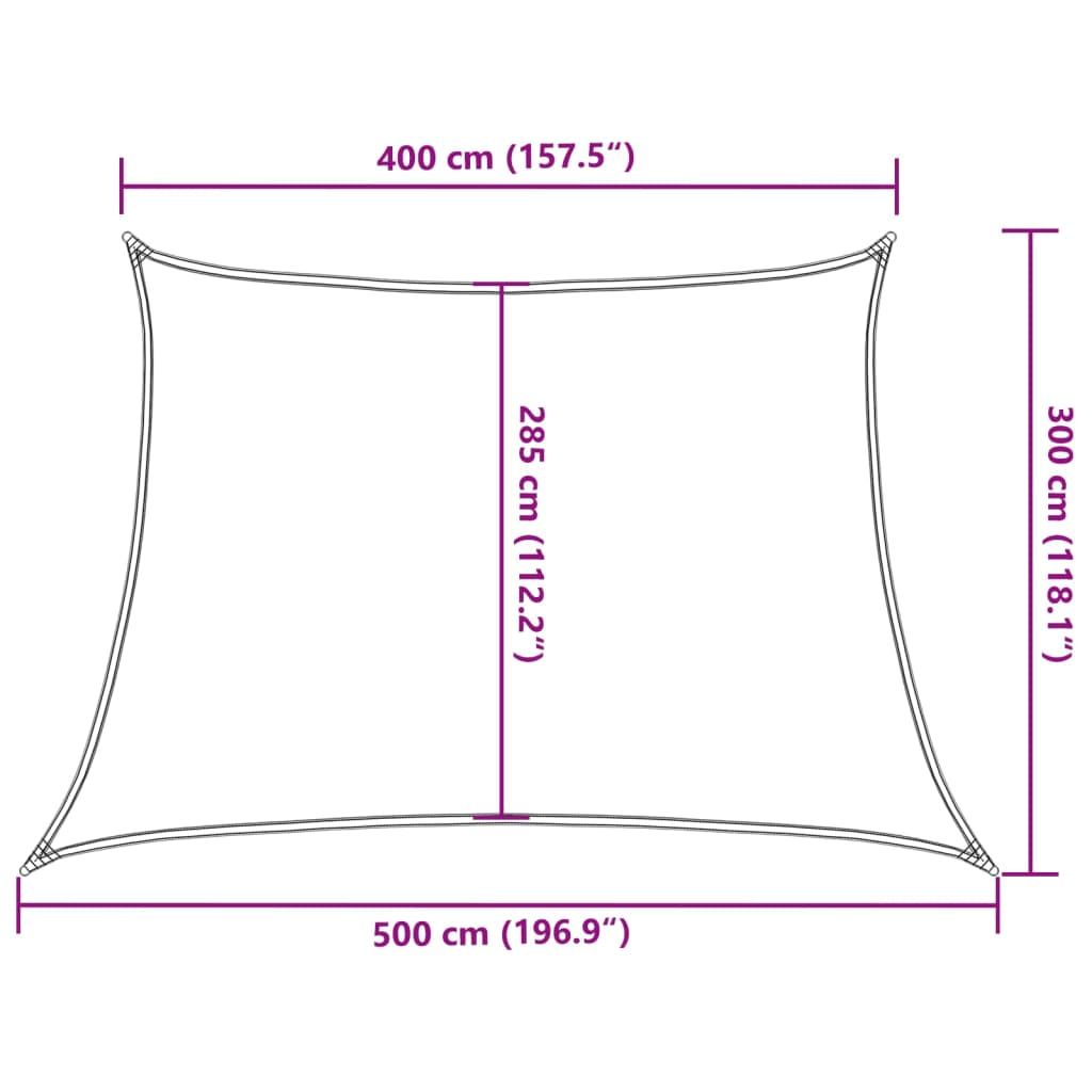 Πανί Σκίασης Ανοιχτό Πράσινο 4/5 x 3 μ. από HDPE 160 γρ./μ² - PAKOBAZAAR