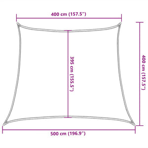 Σκίαστρο Πανί 160 g/m² Τραπέζιο Ανοιχτό Πράσινο 4/5x4 μ. HDPE - Pakobazaar