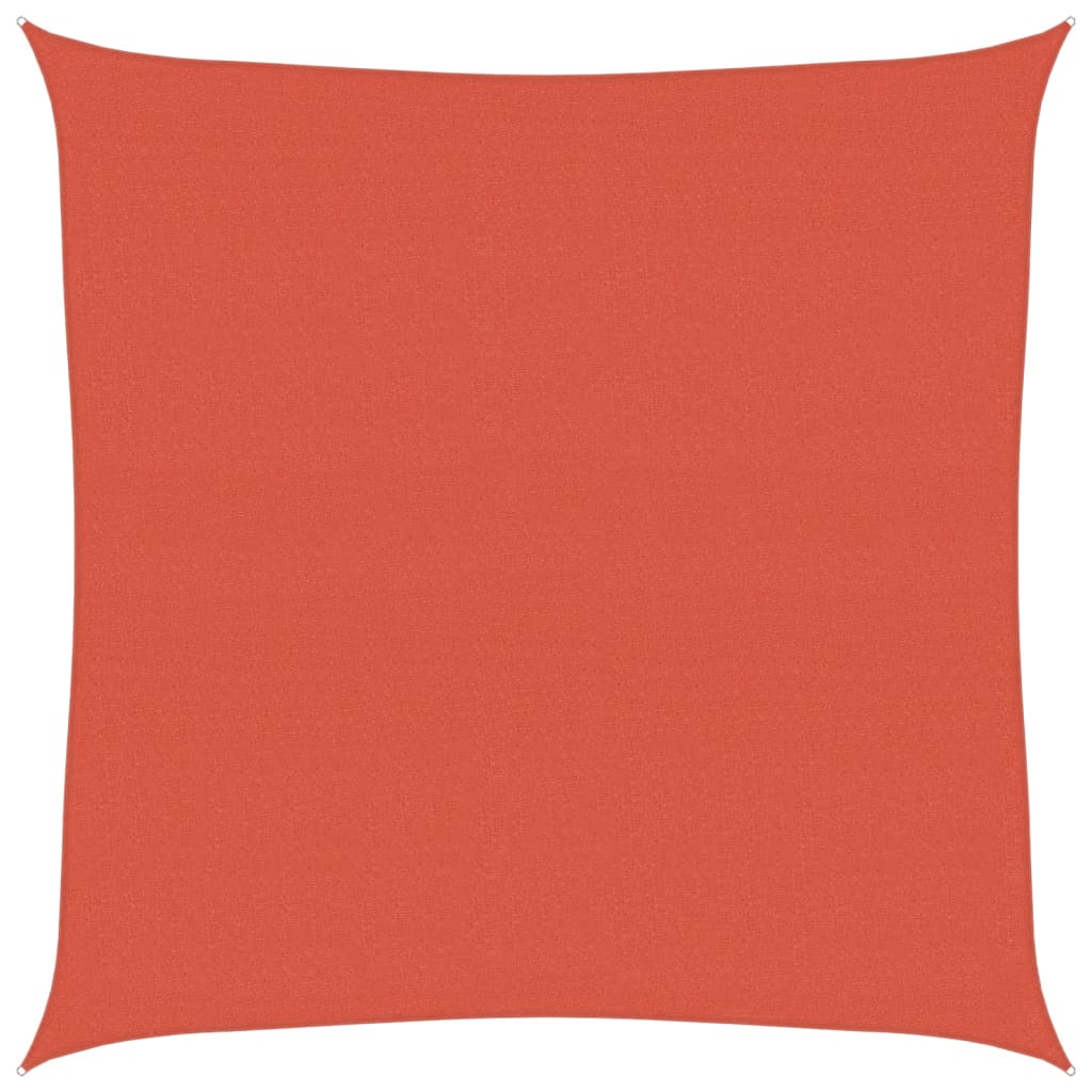 Πανί Σκίασης Τερακότα 5 x 5 μ. από HDPE 160 γρ./μ²