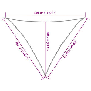 Πανί Σκίασης Taupe 3 x 3 x 4,2 μ. από HDPE 160 γρ/μ² - Pakobazaar