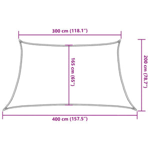 Πανί Σκίασης Taupe 3/4 x 2 μ. από HDPE 160 γρ./μ² - PAKOBAZAAR