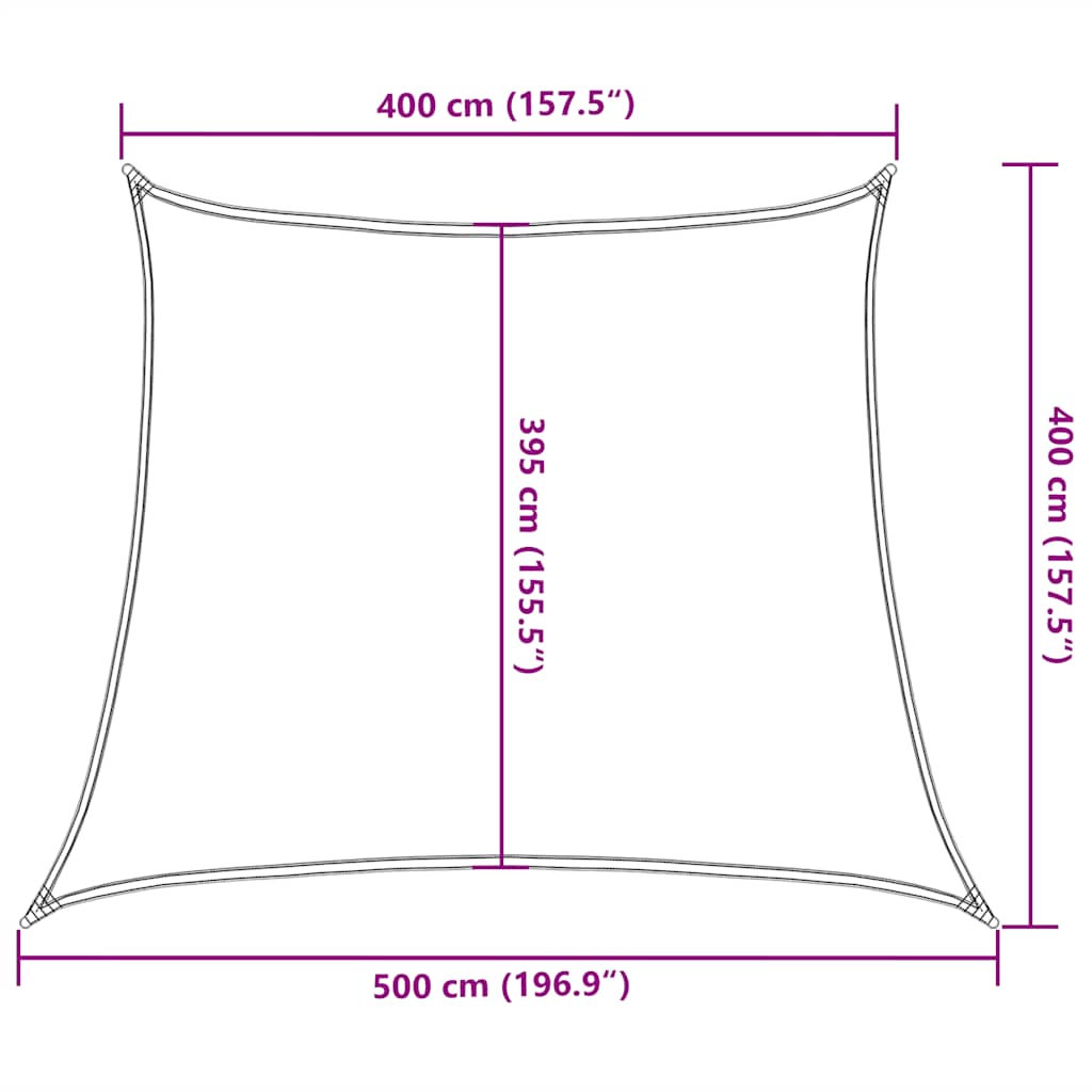 Πανί Σκίασης Taupe 4/5 x 4 μ. από HDPE 160 γρ./μ² - Pakobazaar
