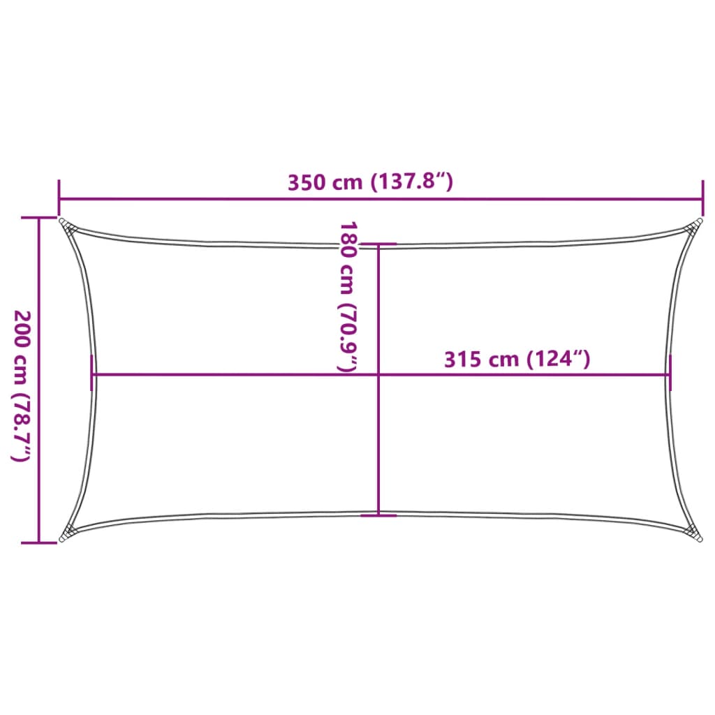 Πανί Σκίασης Σκούρο Πράσινο 2 x 3,5 μ. από HDPE 160 γρ./μ² - Pakobazaar