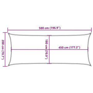 Πανί Σκίασης Σκούρο Πράσινο 2 x 5 μ. από HDPE 160 γρ./μ²