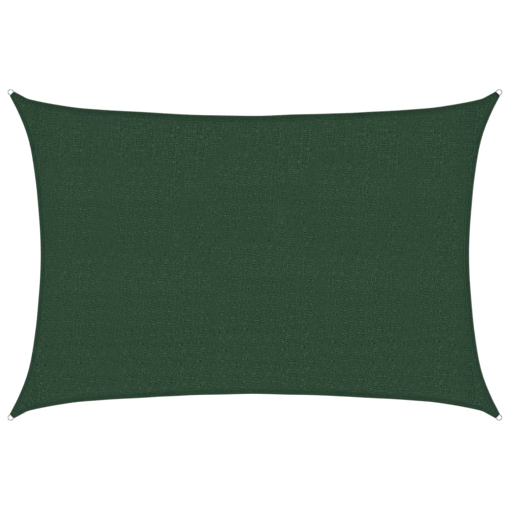 Πανί Σκίασης Σκούρο Πράσινο 2,5 x 3,5 μ. από HDPE 160 γρ./μ² - PAKOBAZAAR