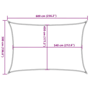 Πανί Σκίασης Σκούρο Πράσινο 5 x 6 μ. από HDPE 160 γρ./μ²