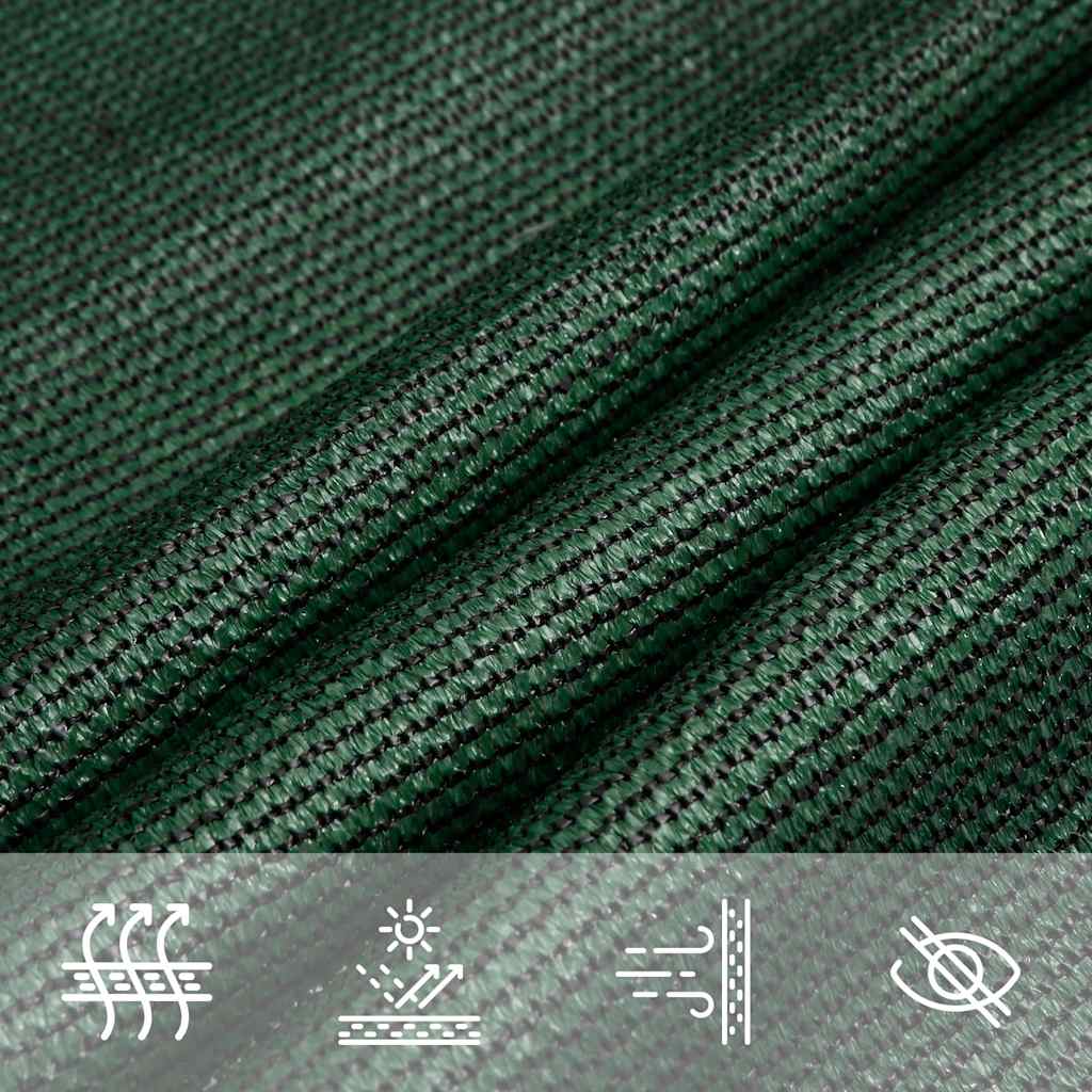 Πανί Σκίασης Σκούρο Πράσινο 5 x 7 x 7 μ. από HDPE 160 γρ./μ² - PAKOBAZAAR