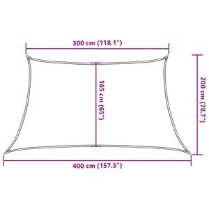 Πανί Σκίασης Μπλε 3/4 x 2 μ. από HDPE 160 γρ./μ² - PAKOBAZAAR
