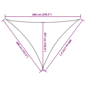 Πανί Σκίασης Κίτρινο 4 x 4 x 5,8 μ. 160 γρ./μ² από HDPE - Pakobazaar