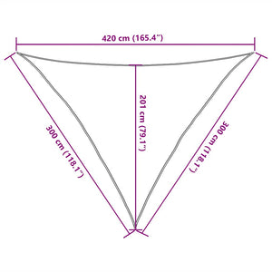 Πανί Σκίασης Κόκκινο 3 x 3 x 4,2 μ. από HDPE 160 γρ/μ² - Pakobazaar