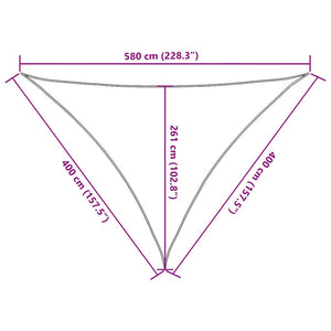 Πανί Σκίασης Κόκκινο 4 x 4 x 5,8 μ. από HDPE 160 γρ./μ²