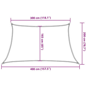 Πανί Σκίασης Κόκκινο 3/4 x 2 μ. από HDPE 160 γρ./μ² - PAKOBAZAAR
